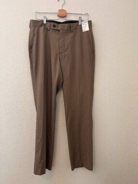 Nordstrom Rack Men's Dress Slacks Pants Tan 34X32 NEW